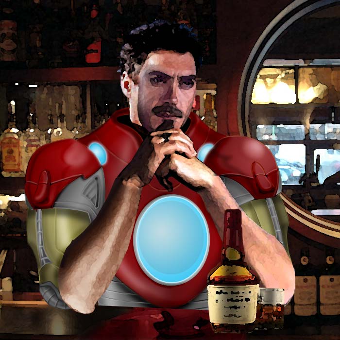 Downey as Iron Man