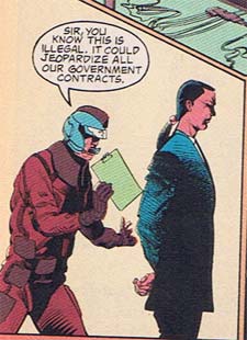 Sir, you know this is illegal. It could jeapordize our government contracts!