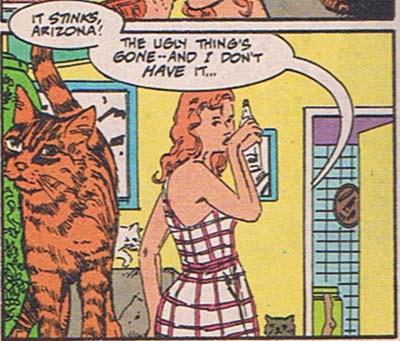 It stinks, Arizona, the ugly thing’s gone and I don’t have it.