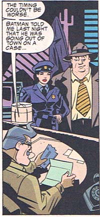The timing couldn’t be worse, Batman’s out of town on a case …