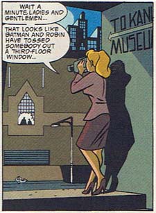 That looks like Batman and Robin have tossed somebody out a third-floor window …