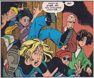 Party’s OVER. Go, you cyconic urchins. Go.