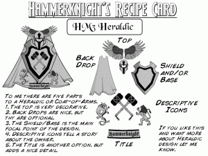 Heraldic recipe
