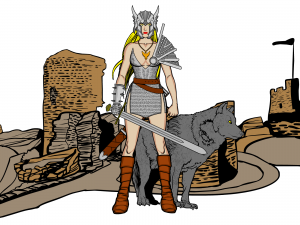 Pesky-FemaleFantasyWarrior 3