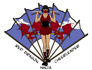 Hammerknight - Red Dragon Ninja Cheerleader