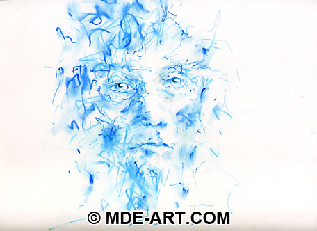 Portrait of an Old Man's Face