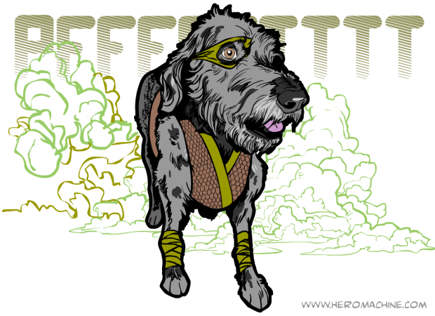 You can run, but you can't hide from the silent but deadly assault of this muppet-eyed sweetheart.