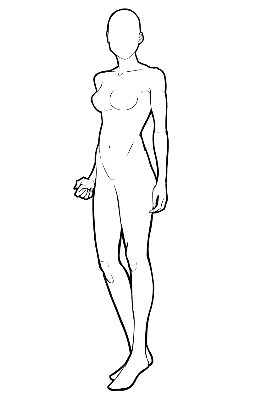 female standing heromachine character portrait creator