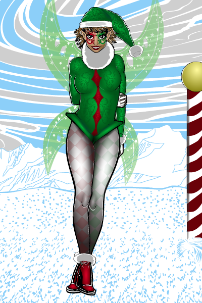 Christmas Harlequin Fairy