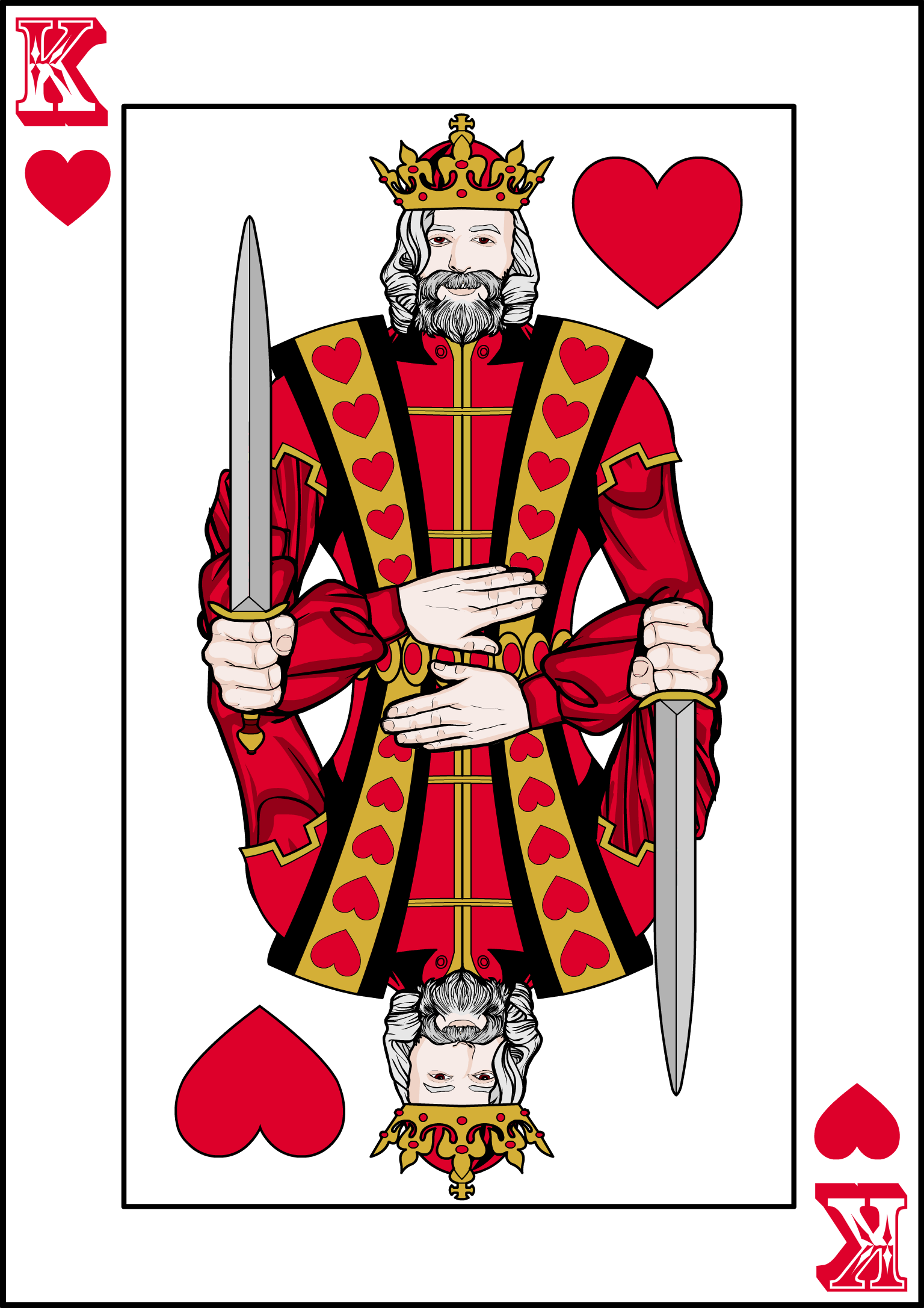 Brons-King of Hearts