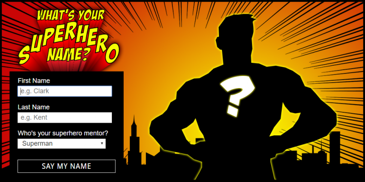 Superhero Name Generator