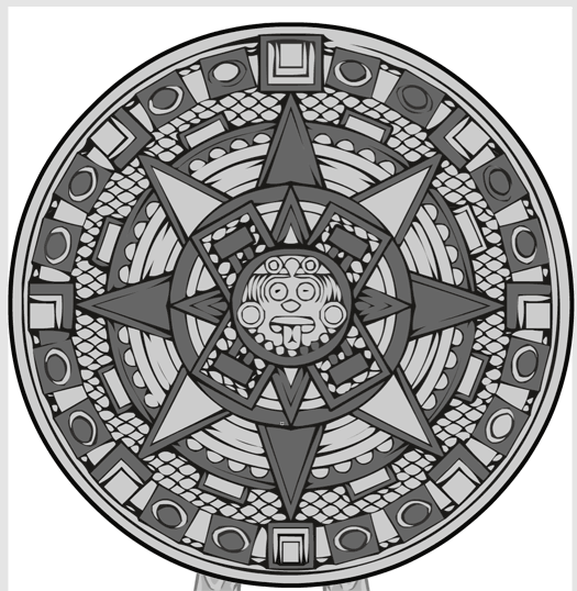 HM3: Aztec calendar | HeroMachine Character Portrait Creator