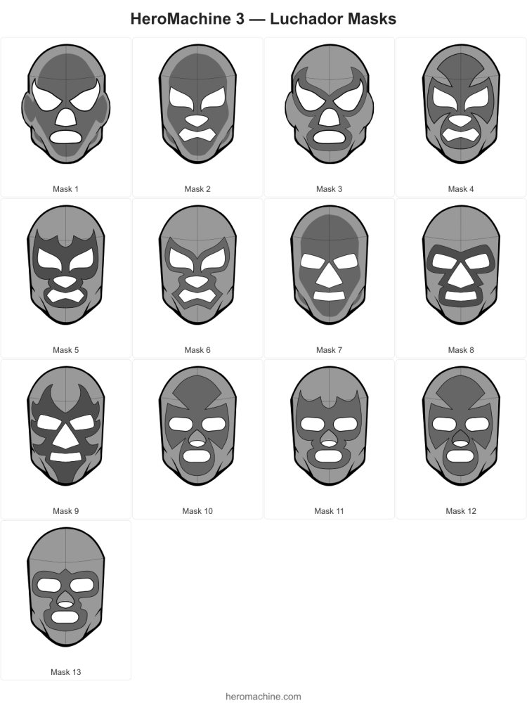Luchador masks